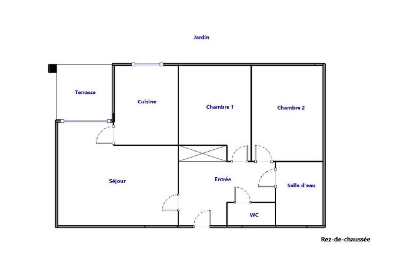 Appartement ancien - 62 m² - 3 pièces