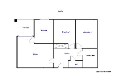 Appartement ancien - 62 m² - 3 pièces