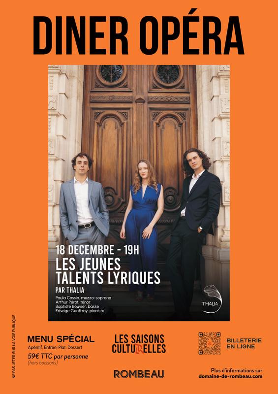 Les saisons culturelles - dîner opéra