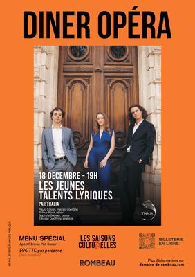 Les saisons culturelles - dîner opéra