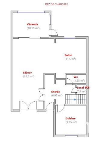 Maison - 104 m² - 4 pièces