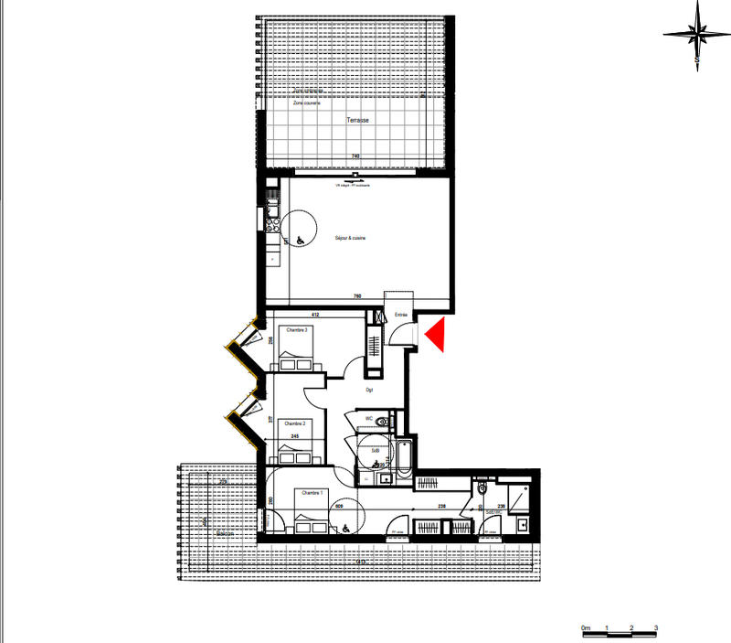 Appartement - 105 m² - 4 pièces