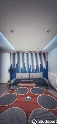 Chambre - 10 m² - 1 pièce