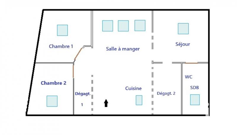 Appartement - 65 m² - 4 pièces
