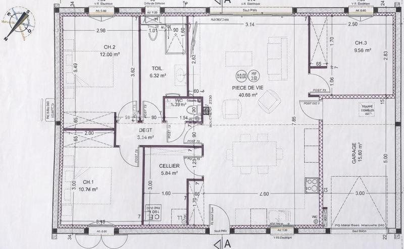 Maison - 90 m² - 4 pièces