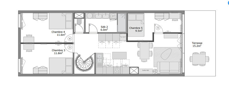 Appartement - 100 m²