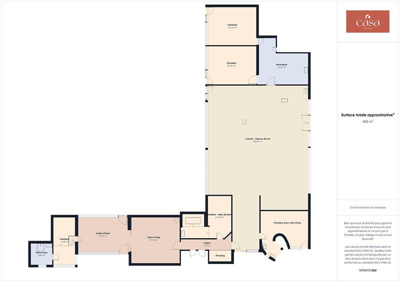 Maison - 408 m² - 9 pièces