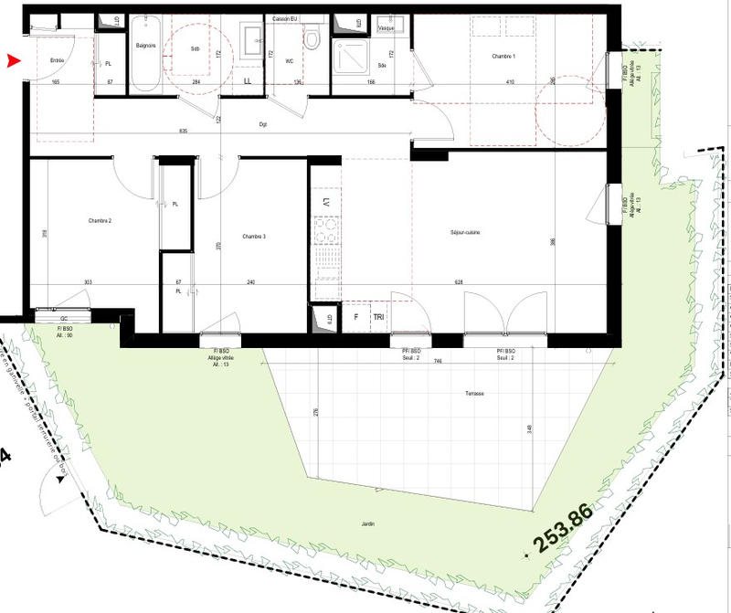 Appartement - 78 m² - 4 pièces