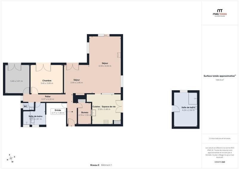 Villa - 102 m² - 3 pièces