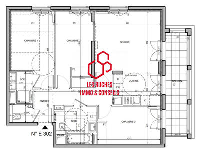 Appartement - 81 m² - 4 pièces