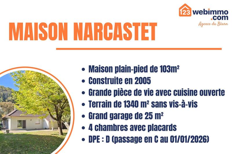 Maison - 103 m² - 6 pièces