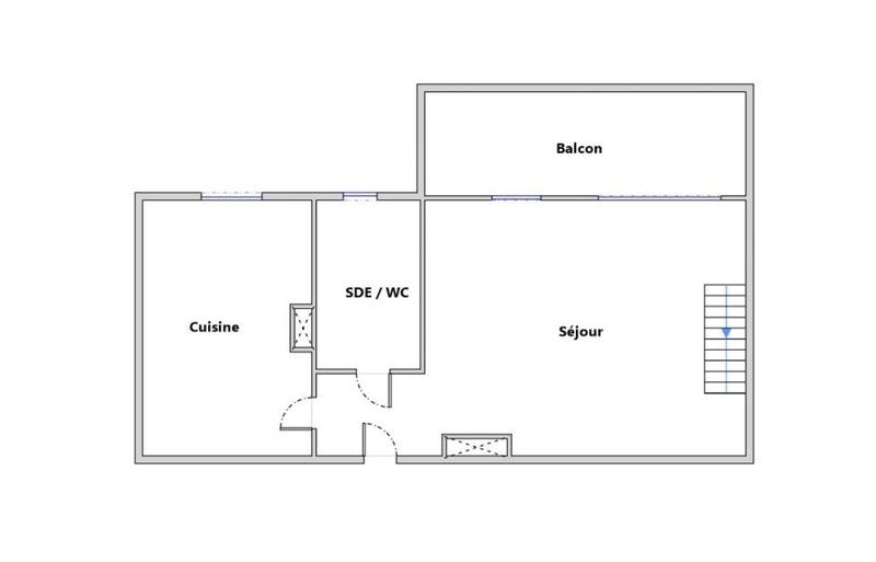 Appartement - 62 m² - 3 pièces