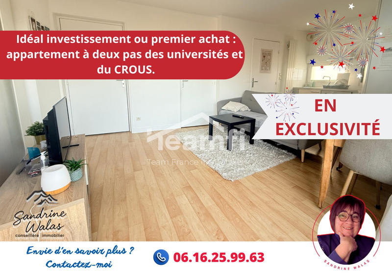 Appartement - 35 m² - 2 pièces