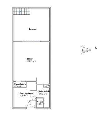 Appartement - 24 m² - 1 pièce