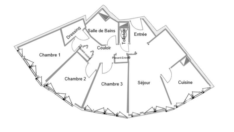 Appartement - 74 m² - 4 pièces