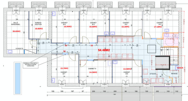 Local d'activité / Entrepôt - 480 m² - 16 pièces