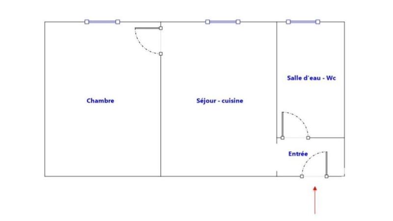 Appartement - 30 m² - 2 pièces