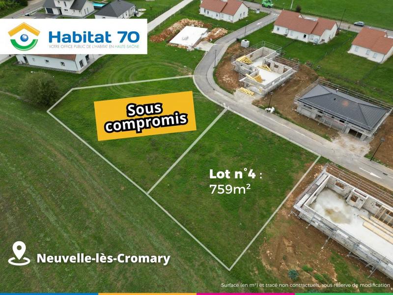 Terrain de lotissements - 759 m²