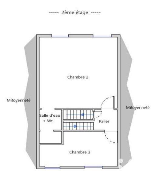 Maison de village - 91 m² - 5 pièces