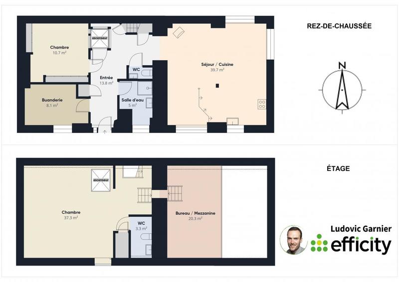 Maison - 125 m² - 4 pièces