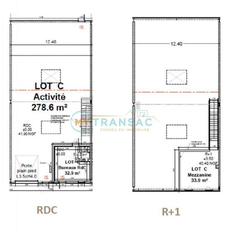 Local d'activités - 343 m²