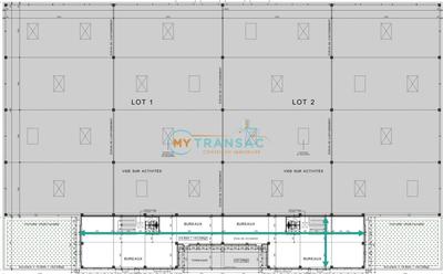 Local d'activité / Entrepôt - 2 364 m²