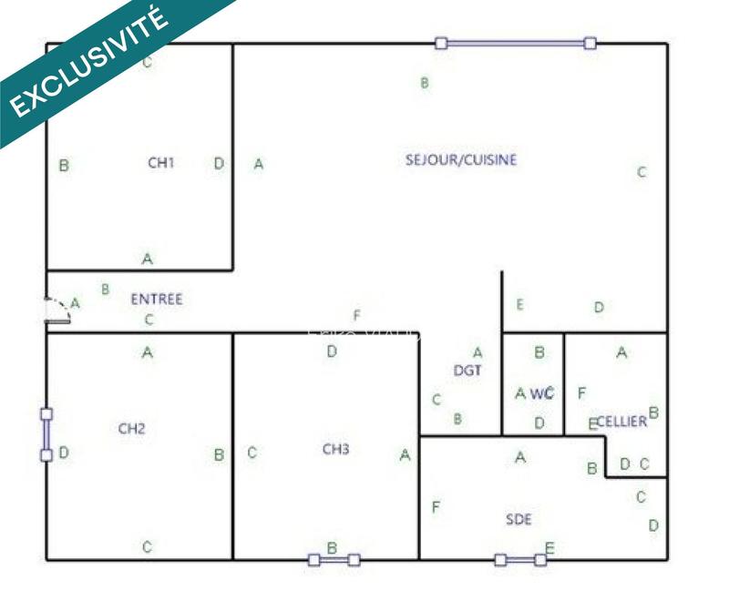 Maison - 81 m² - 4 pièces