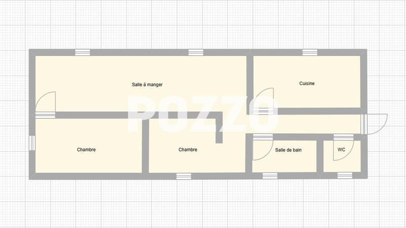 Appartement - 60 m² - 3 pièces