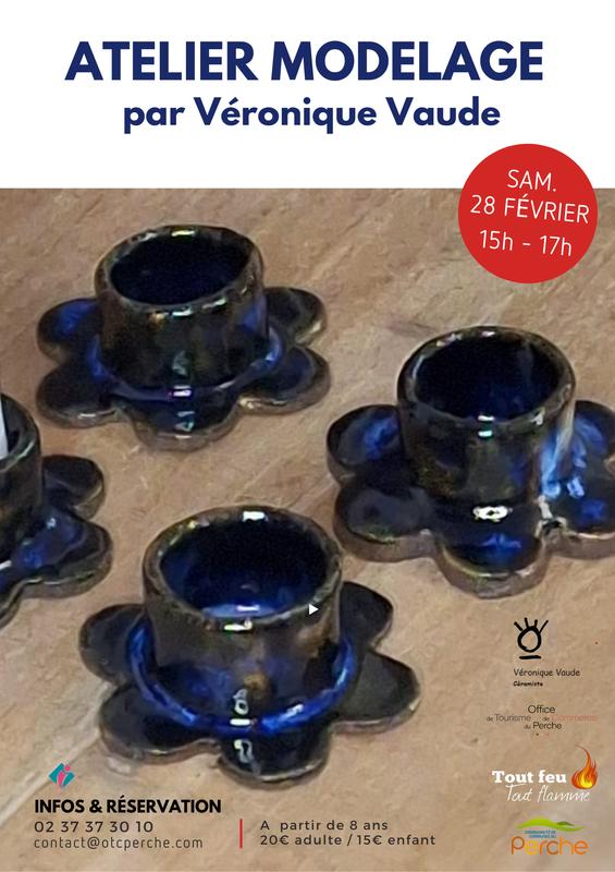 Atelier modelage par Véronique Vaude - Manifestion Tout Feu Tout Flamme