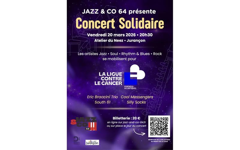 Concert solidaire Jazz&amp;Co64