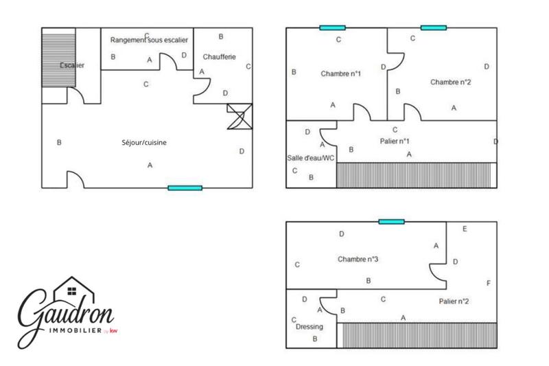 Maison de village - 76 m² - 4 pièces