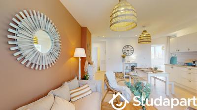 Chambre - 12 m² - 1 pièce