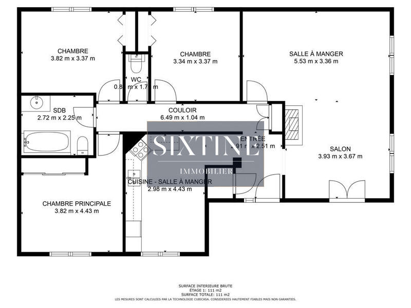 Maison ancienne - 145 m² - 4 pièces