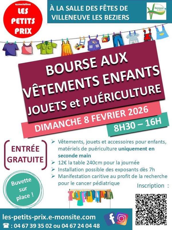 Bourse aux vêtements enfants et puériculture
