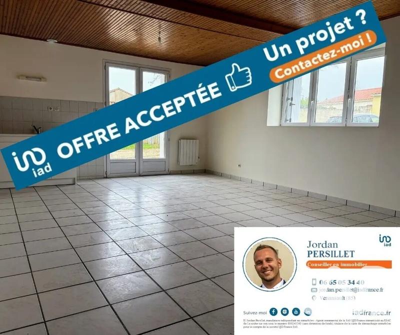 Maison - 64 m² - 3 pièces