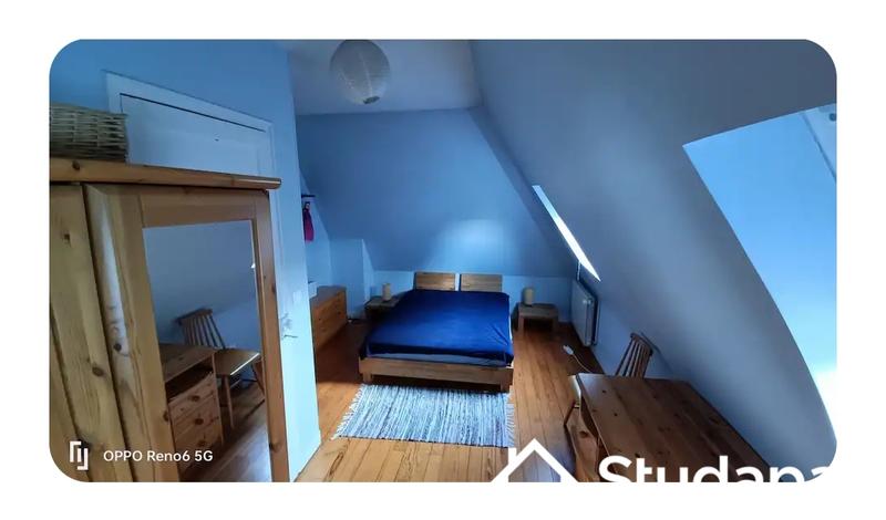 Chambre - 13 m² - 1 pièce