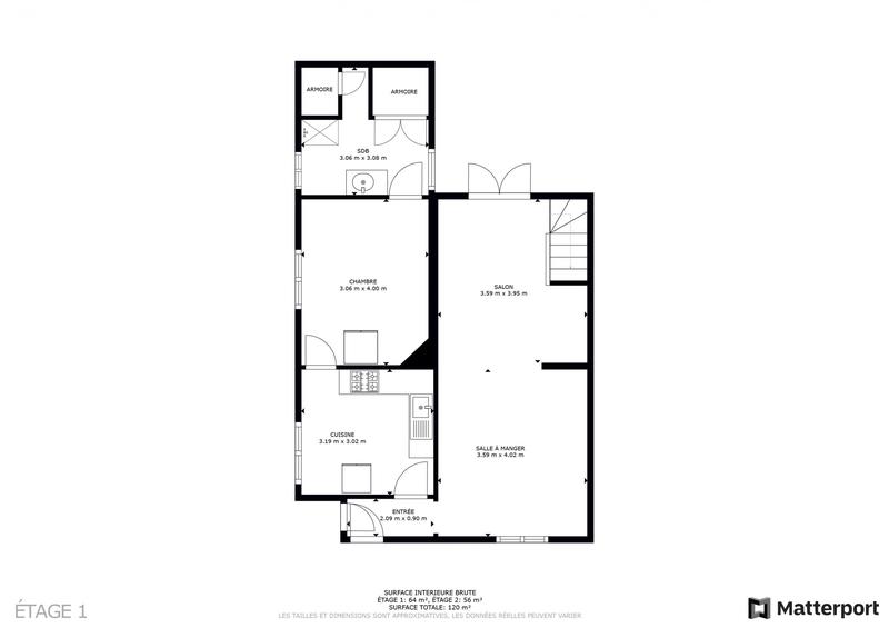 Maison - 108 m² - 6 pièces