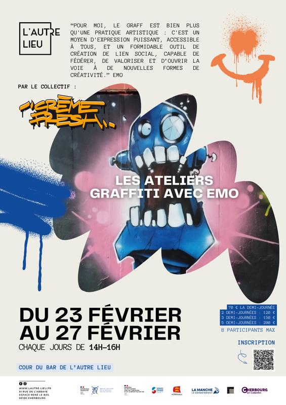 Ateliers graff - avec Emo (Ronan - Crème Fresh Crew)