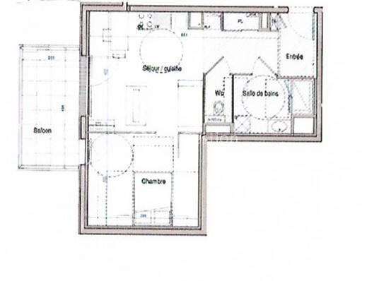 Appartement - 43 m² - 2 pièces