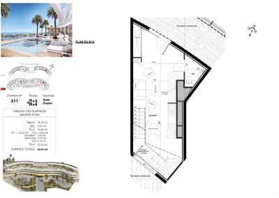 Appartement - 83 m² - 3 pièces