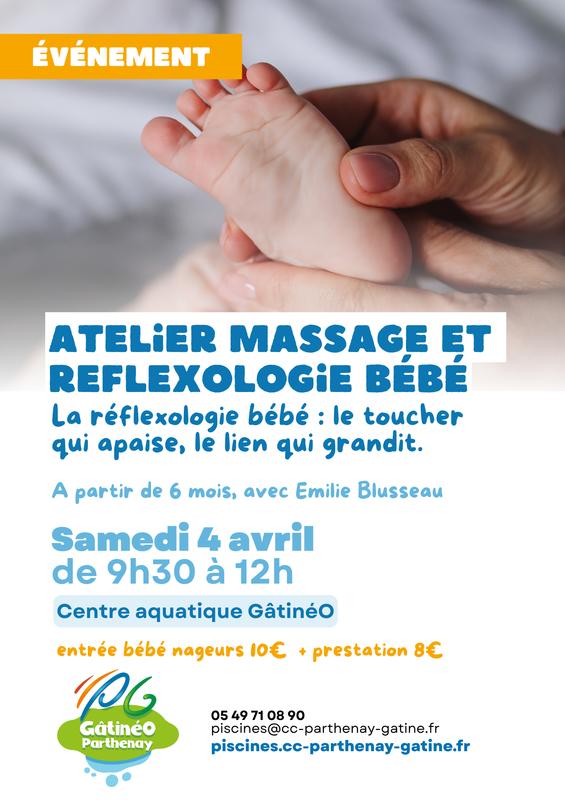Atelier massage et réflexologie Parents Bébés