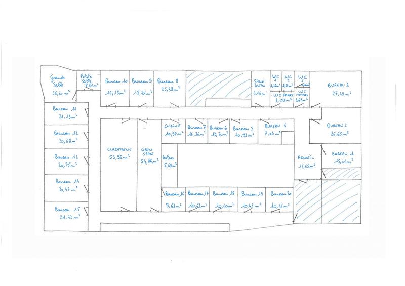 Bureau - 626 m² - 24 pièces