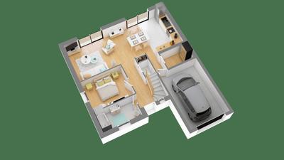 Maison - 100 m² - 9 pièces