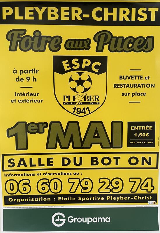 Foire aux puces du 1er mai de l’es pleyber-christ