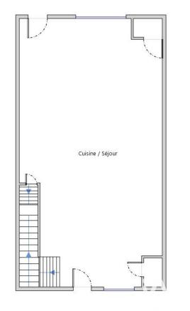 Maison de village - 90 m² - 3 pièces