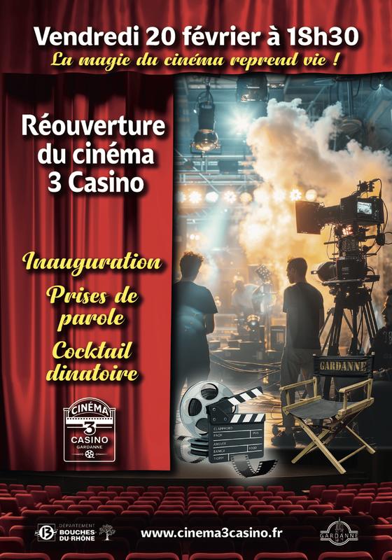 Inauguration du Cinéma 3 Casino