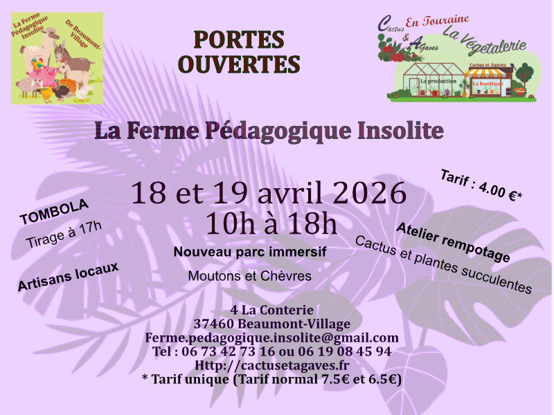 Portes ouvertes de la ferme pédagogique insolite