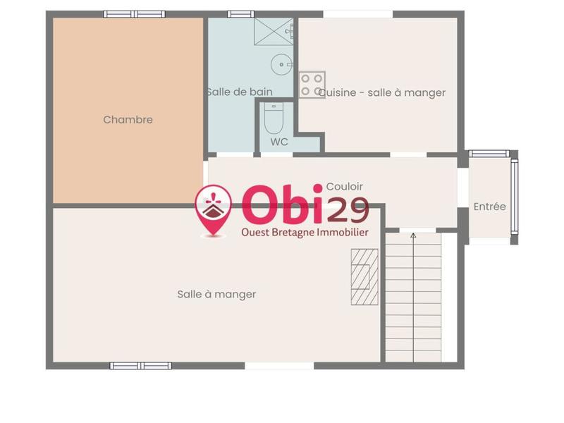 Maison de ville - 88 m² - 3 pièces