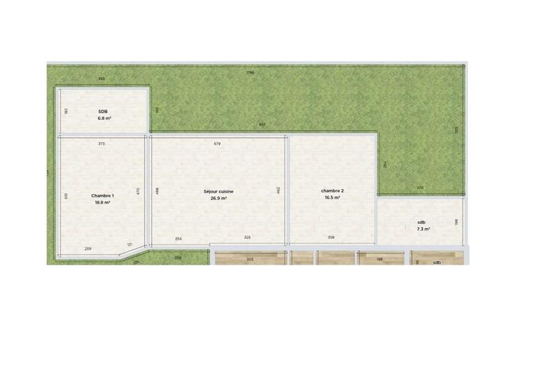 Maison - 76 m² - 3 pièces