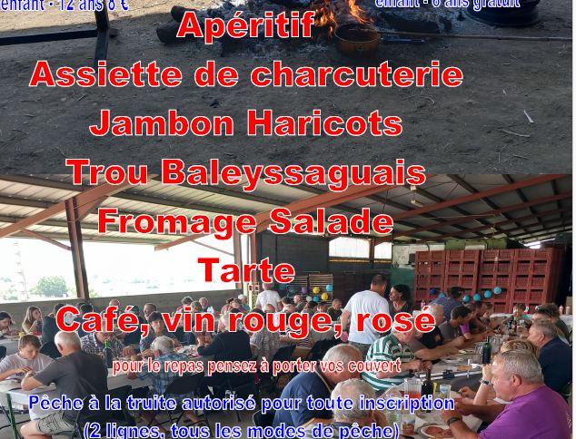 Repas de l'amicale des pêcheurs Duraquois